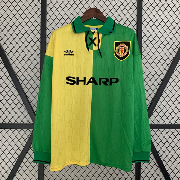 Tailandia Camiseta Manchester United 3ª ML Retro 1992 1994